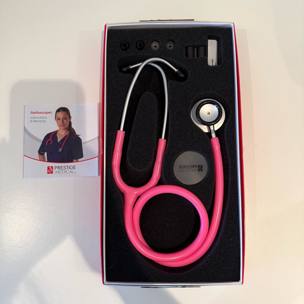 Prestige Medical Clinical Lite Stethoscope Hot Pink